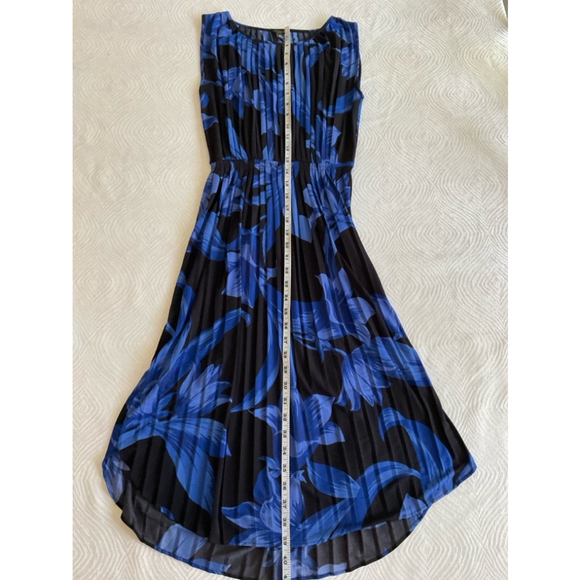 Women's Ann Taylor Blue Floral Dress XS Petite - Picture 15 of 15